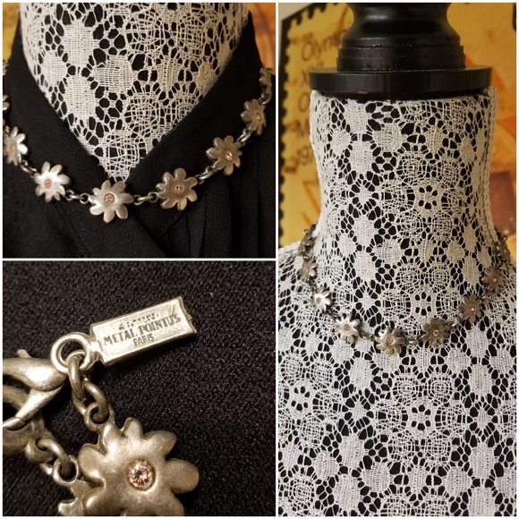 Vintage Metal Pointus Necklace - Picture 1 of 1
